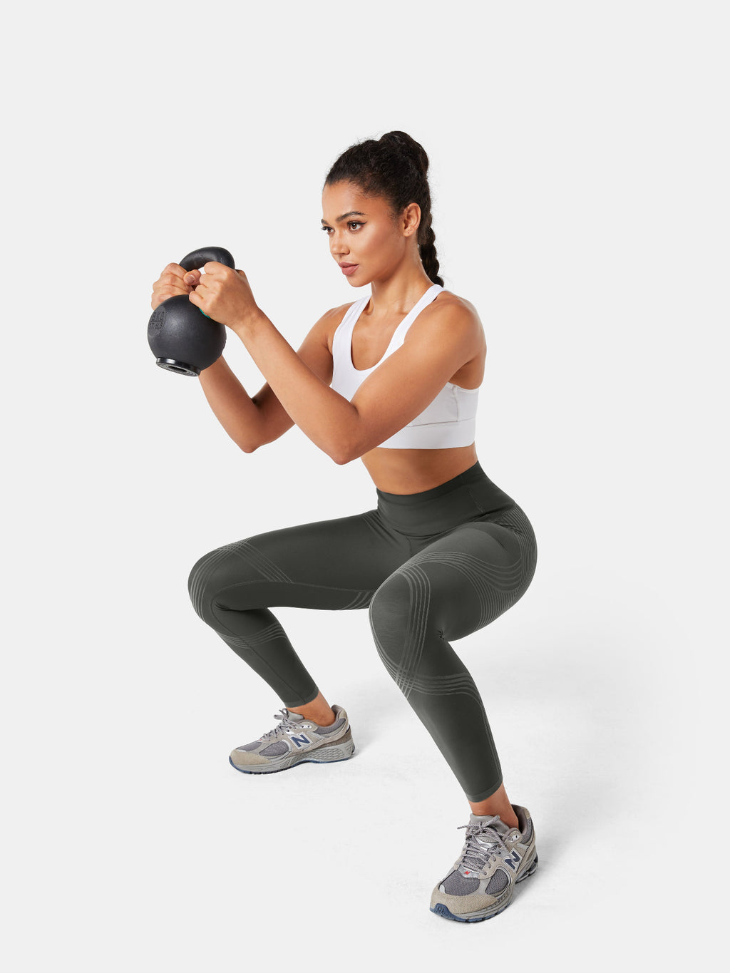 Body Sculpt Side Pocket Leggings Dark Gray
