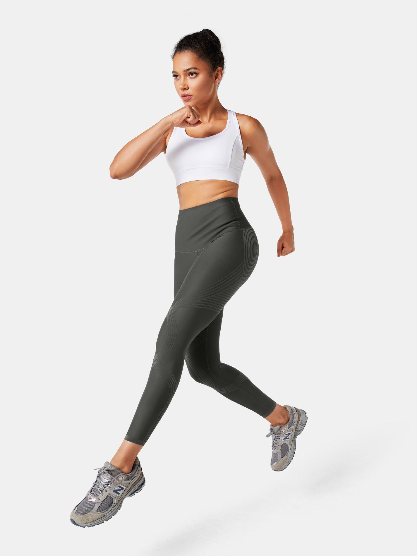 Body Sculpt Side Pocket Leggings Dark Gray