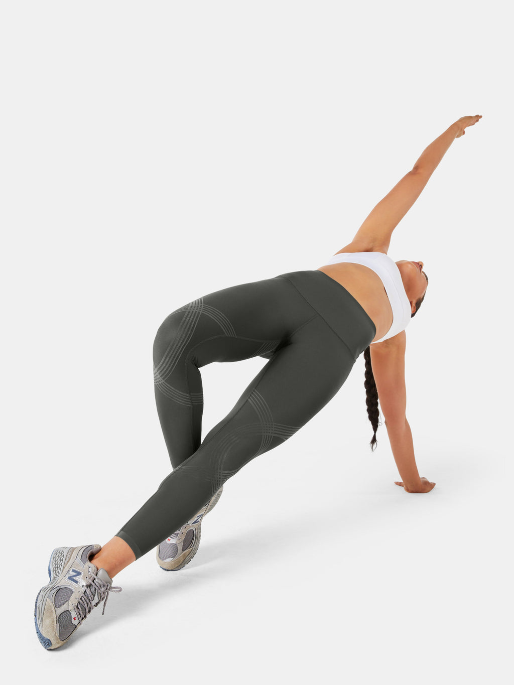 Body Sculpt Side Pocket Leggings Dark Gray
