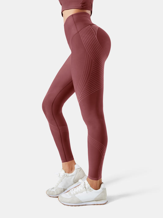 Body Sculpt Side Pocket Leggings Pinecone