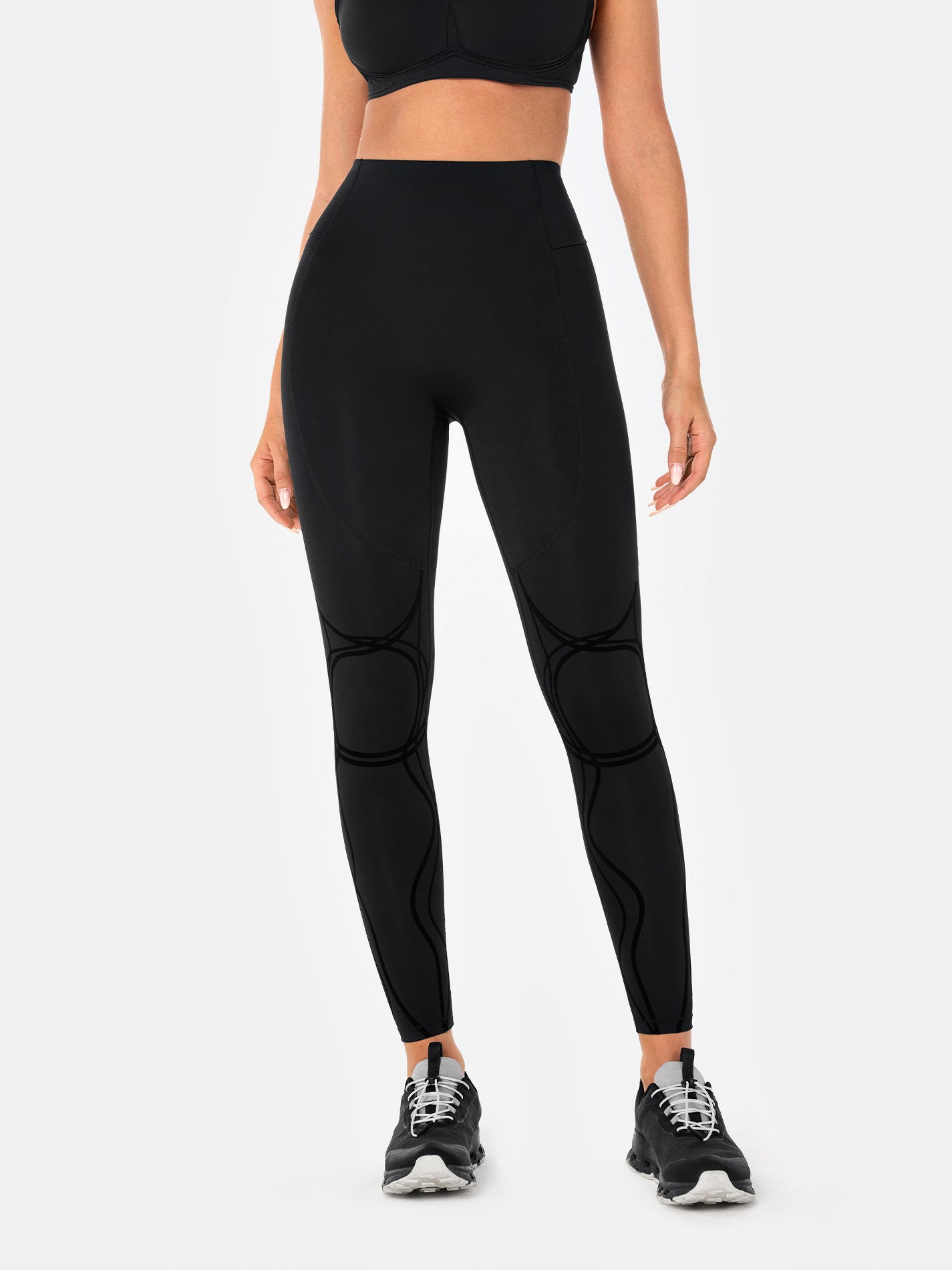 Body Sculpt Two Way Temp Leggings (Reversible Wear)