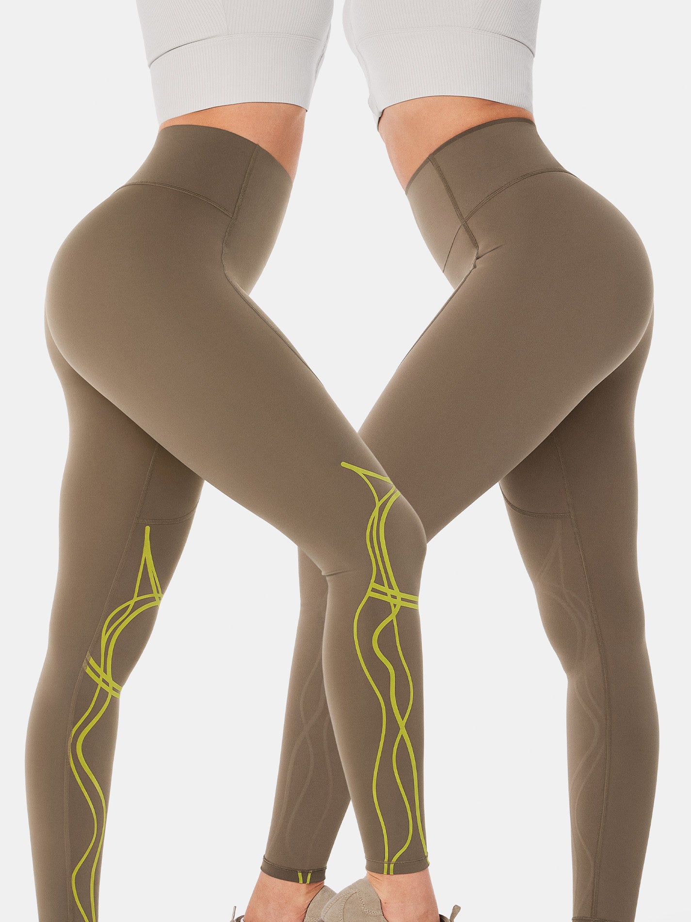 Body Sculpt Two Way Temp Leggings (Reversible Wear)