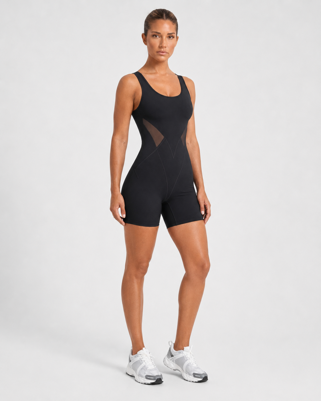 SculptForm Mid-Thigh Bodysuit (Built-in Bra)