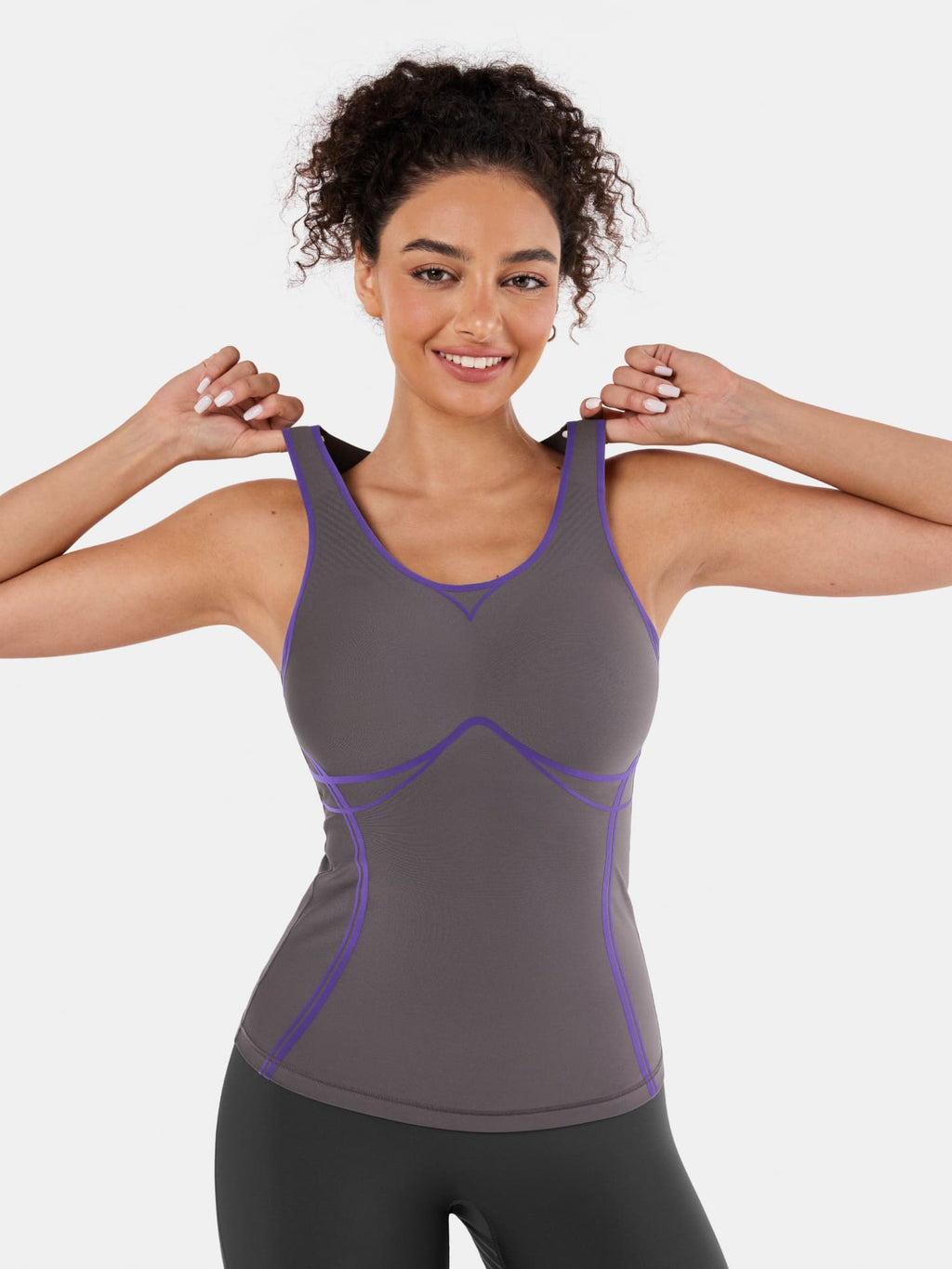 Body Sculpt Long Bra Tank, A-D Cups