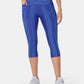 PowerBand Resistance Capri Leggings (Reversible Wear)