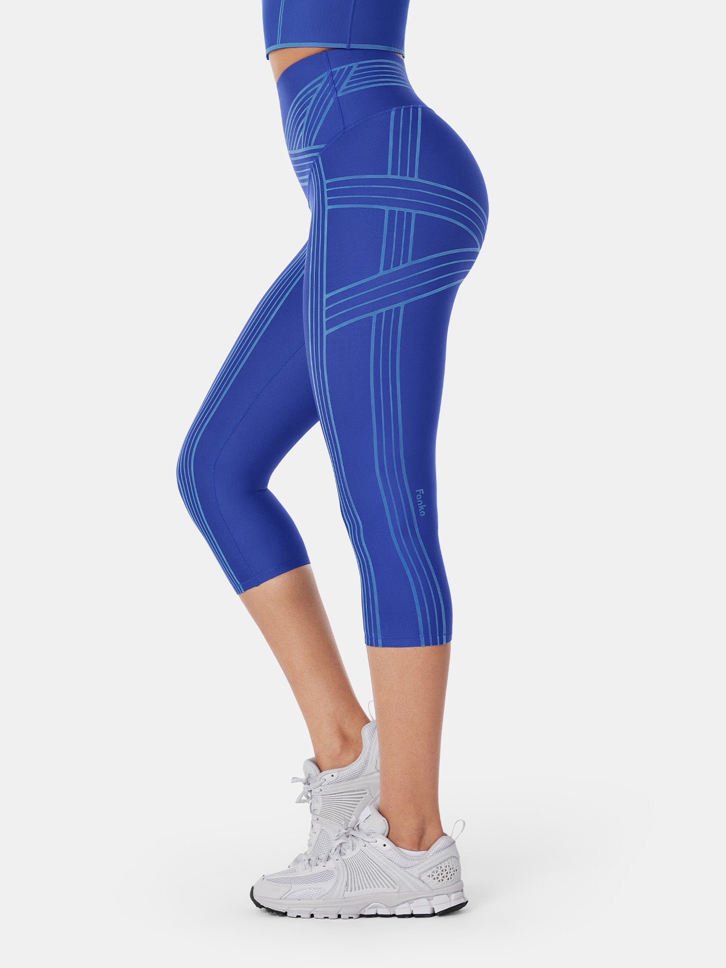 PowerBand Resistance Capri Leggings (Reversible Wear)
