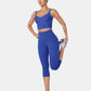 PowerBand Resistance Capri Leggings (Reversible Wear)