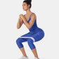 PowerBand Resistance Capri Leggings (Reversible Wear)