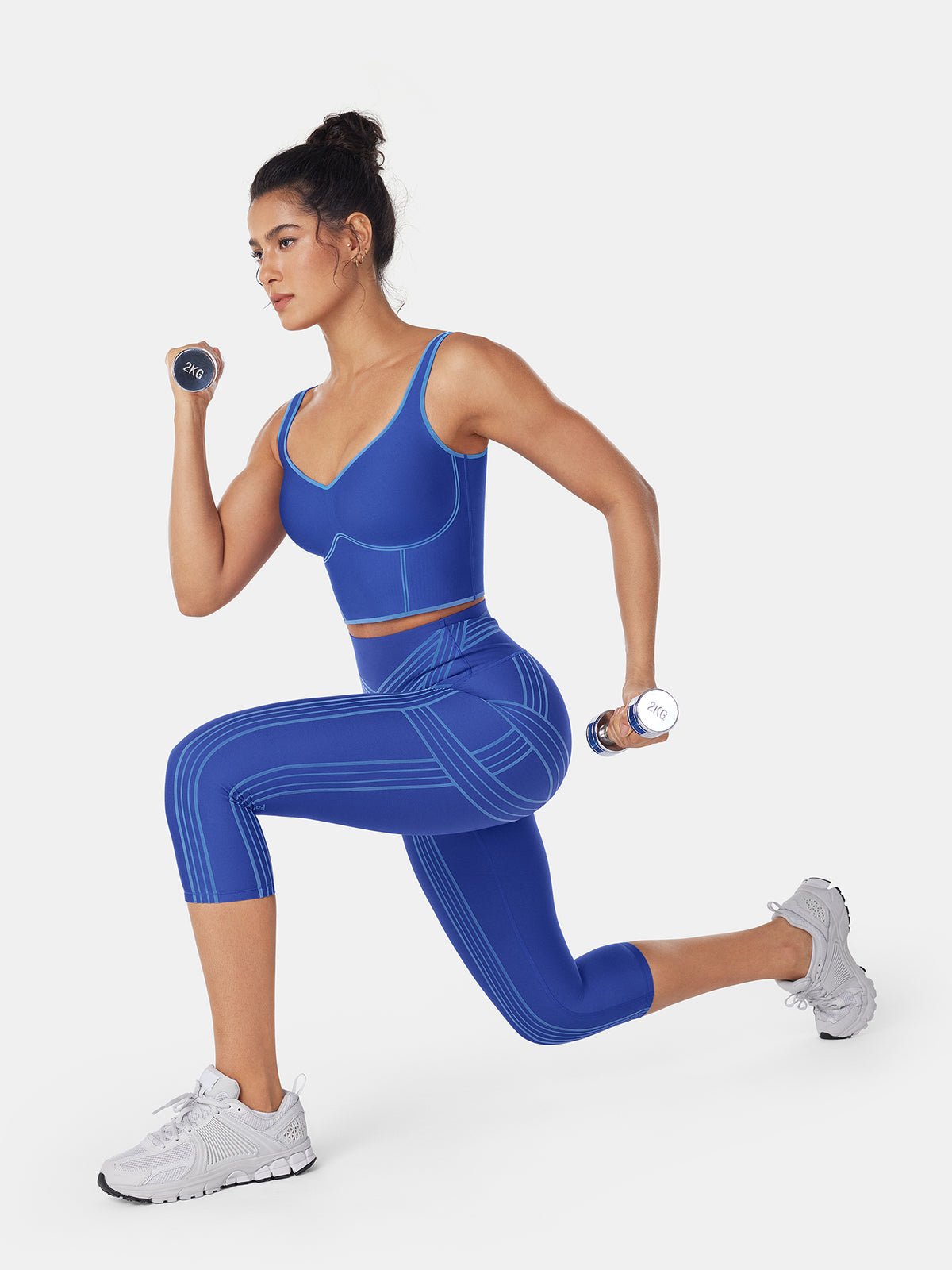 PowerBand Resistance Capri Leggings (Reversible Wear)