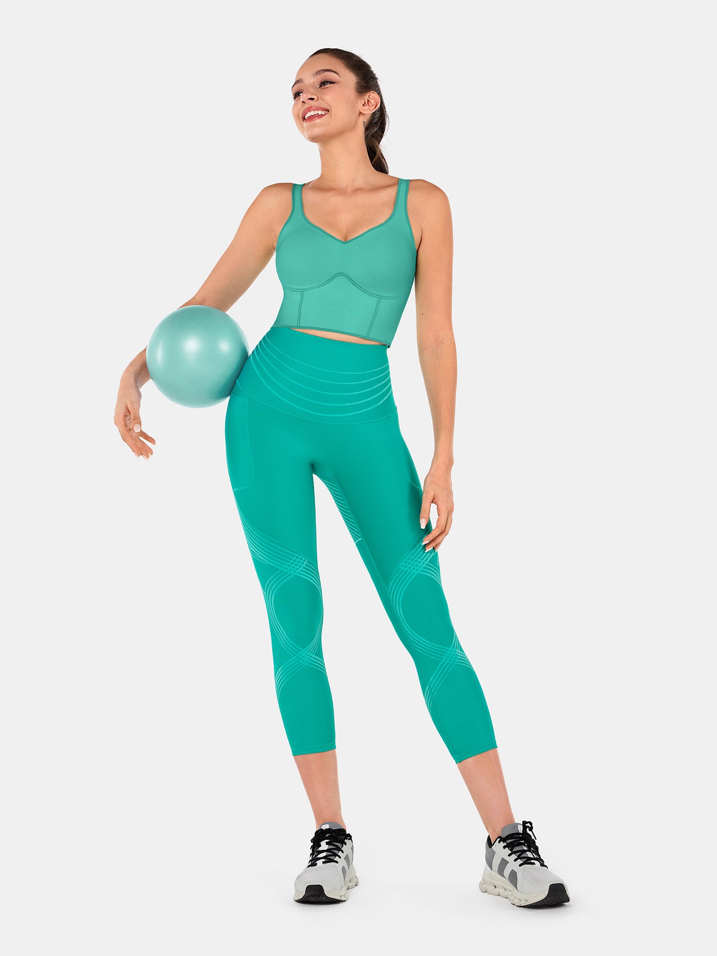 Legging 7/8 à poches latérales Body Sculpt