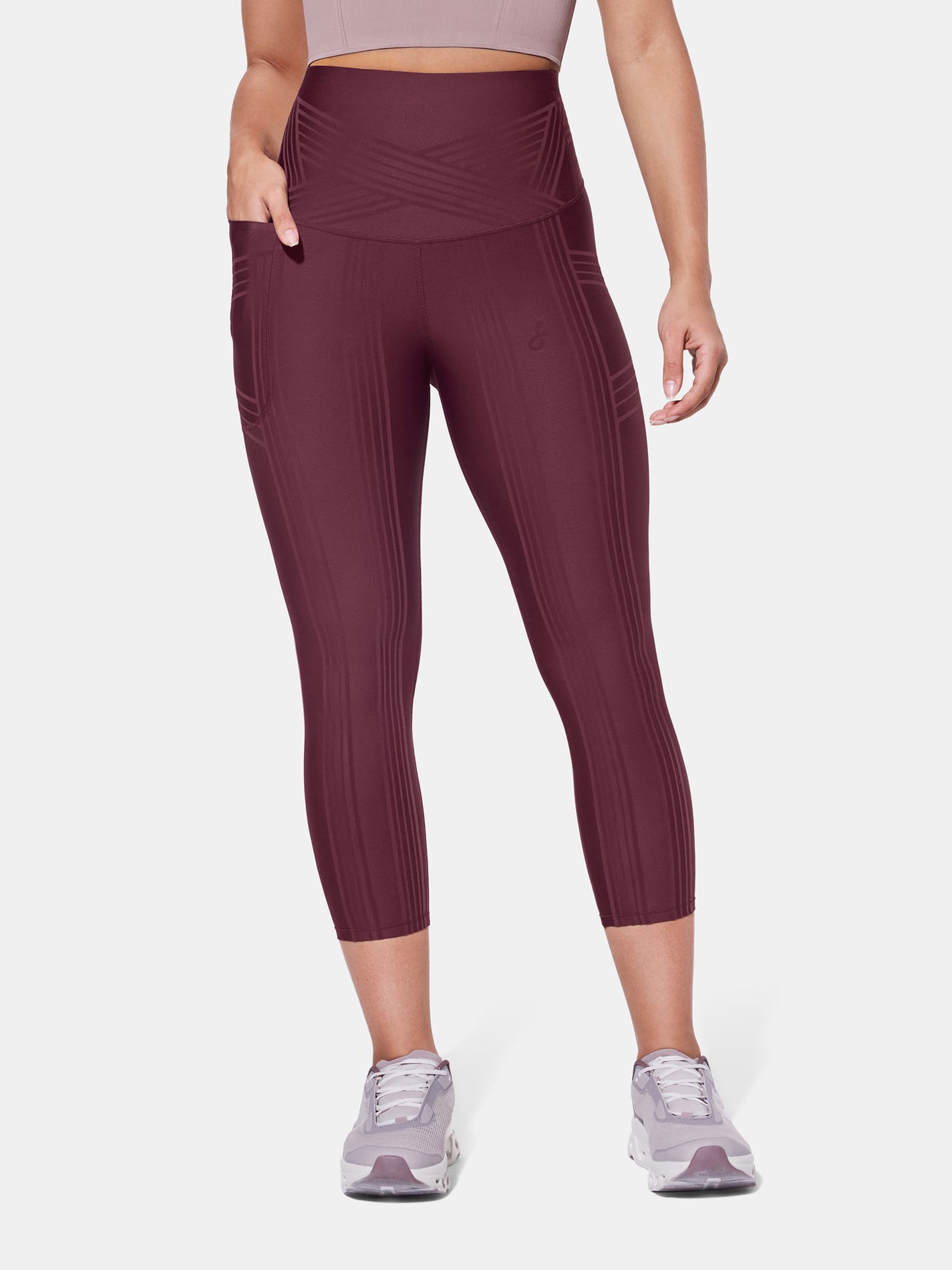 PowerBand Resistance 7/8 Leggings (Reversible Wear)