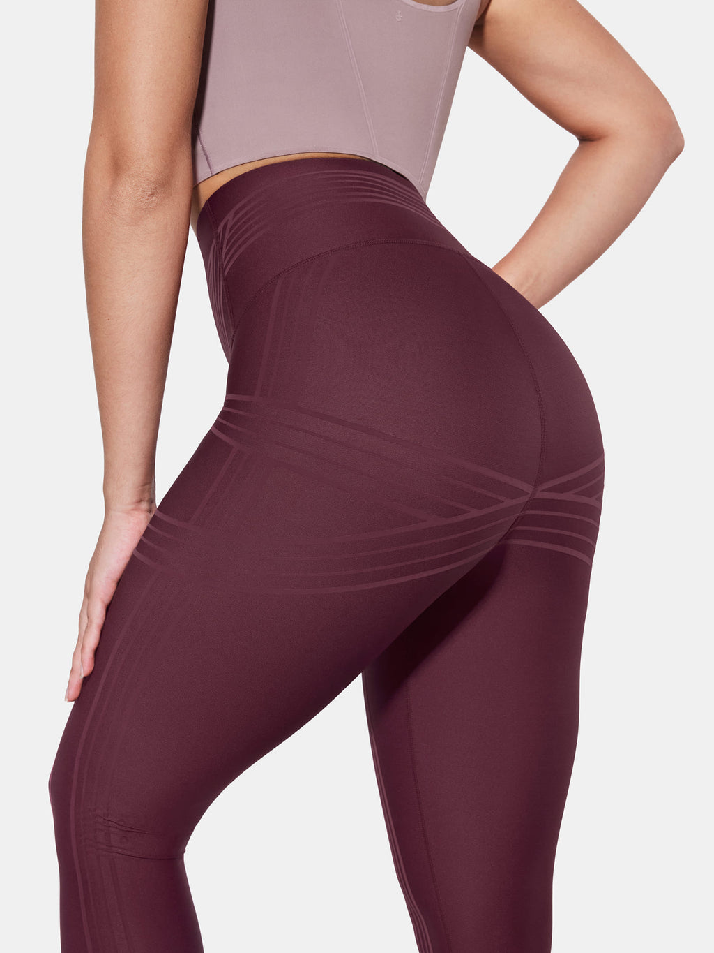 PowerBand Resistance 7/8 Leggings (Reversible Wear)