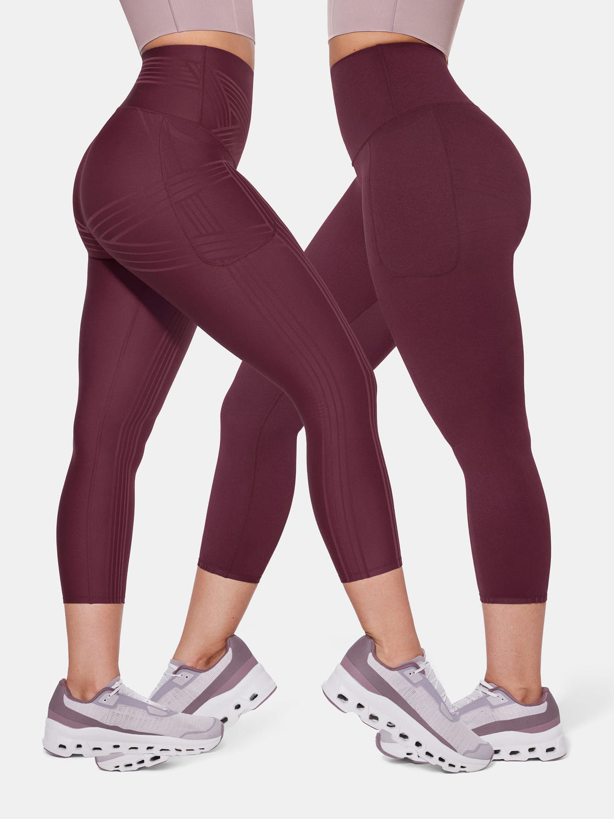 PowerBand Resistance 7/8 Leggings (Reversible Wear)