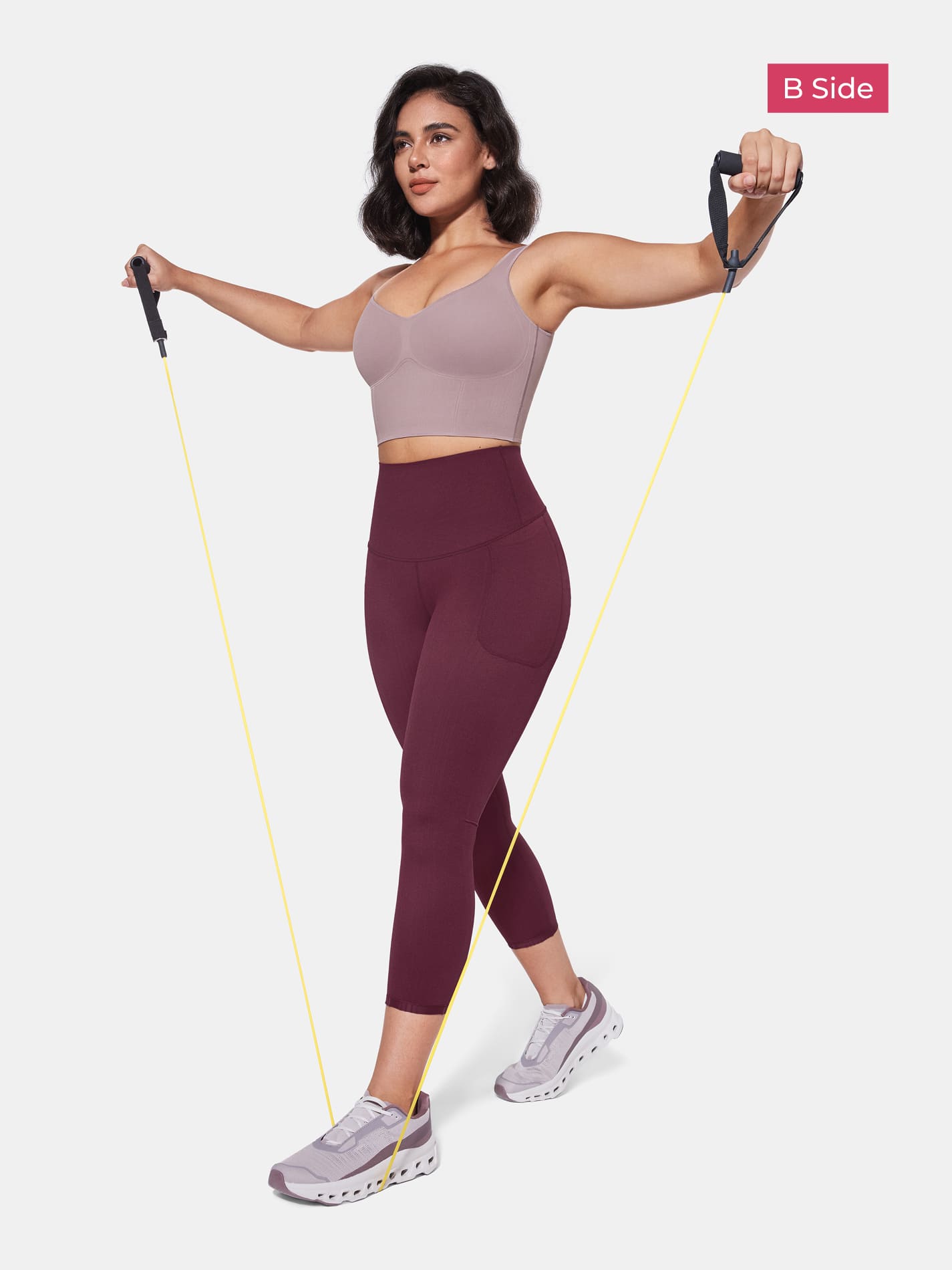 PowerBand Resistance 7/8 Leggings (Reversible Wear)