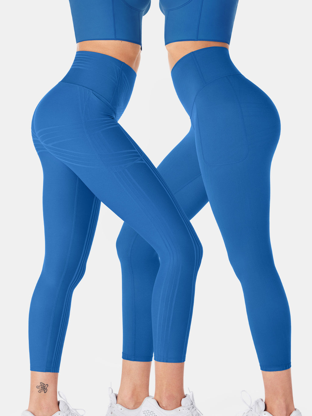PowerBand Resistance 7/8 Leggings (Reversible Wear)