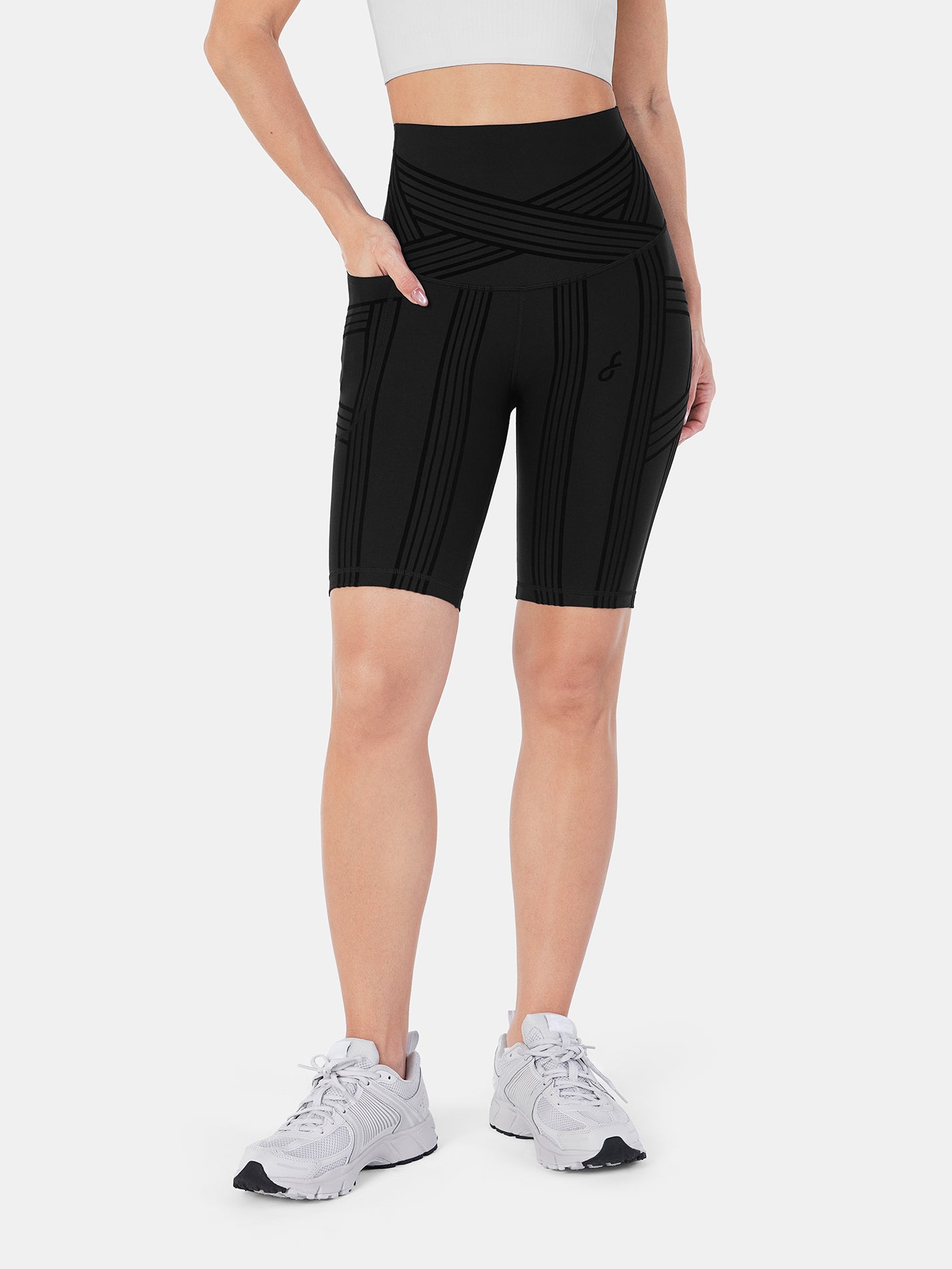 PowerBand Resistance 9" Biker Shorts (Reversible Wear)