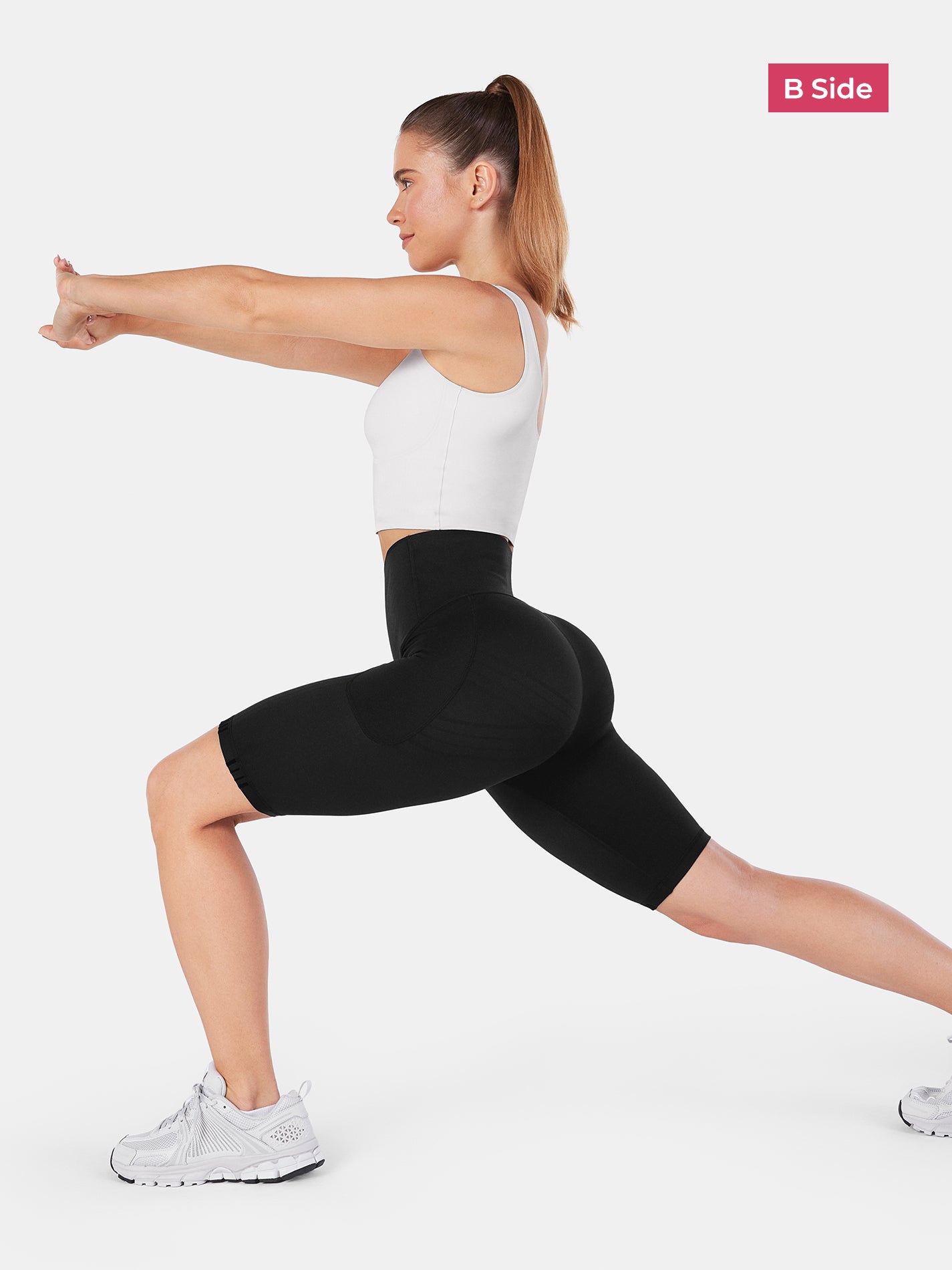 PowerBand Resistance 9" Biker Shorts (Reversible Wear)