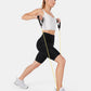 PowerBand Resistance 9" Biker Shorts (Reversible Wear)