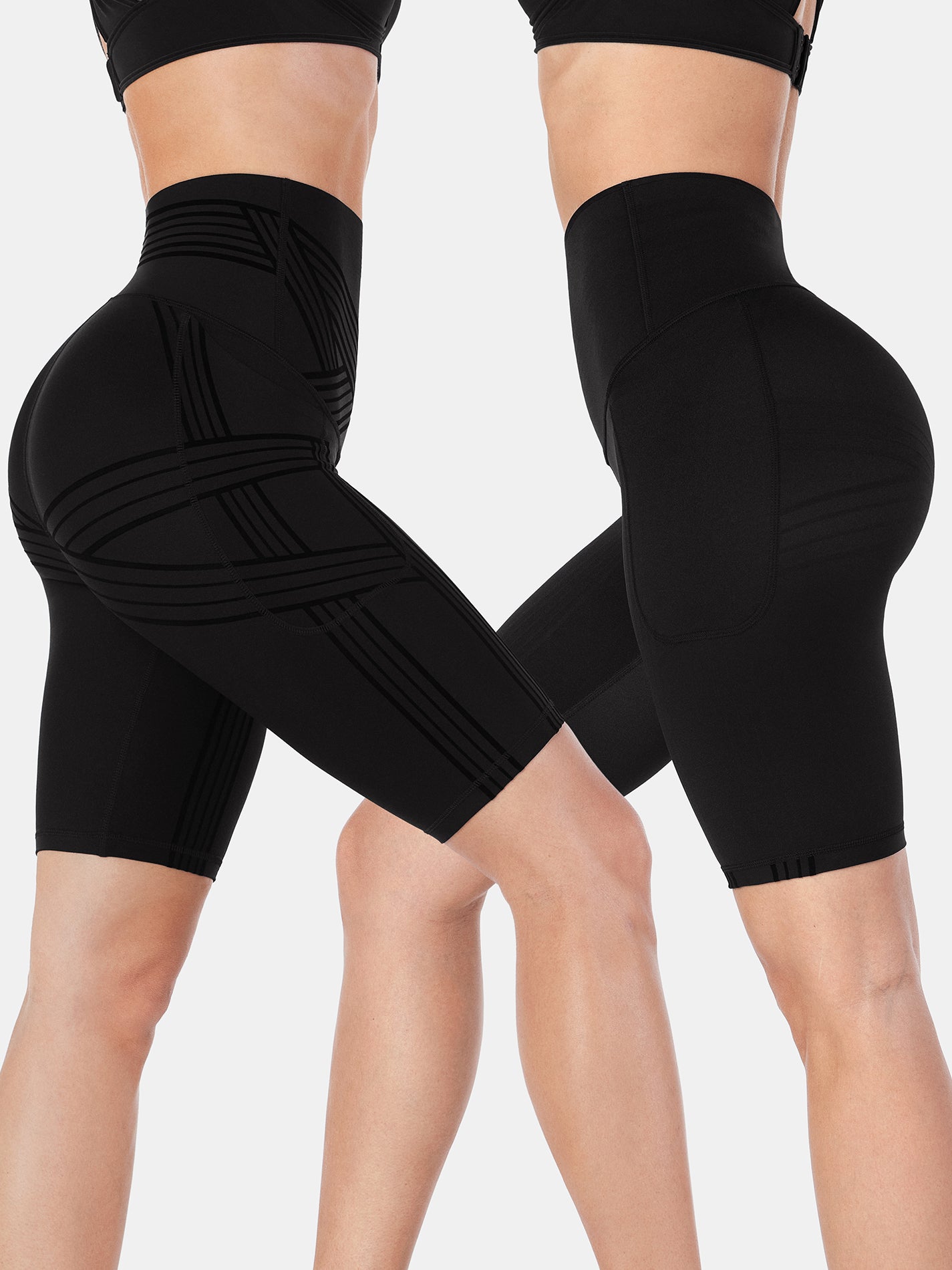 PowerBand Resistance 9" Biker Shorts (Reversible Wear)