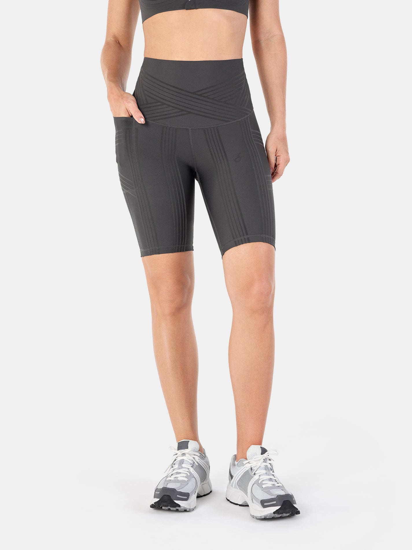 PowerBand Resistance 9" Biker Shorts (Reversible Wear)