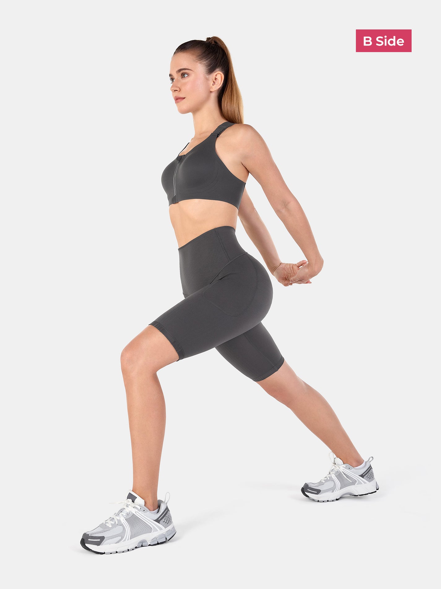 PowerBand Resistance 9" Biker Shorts (Reversible Wear)