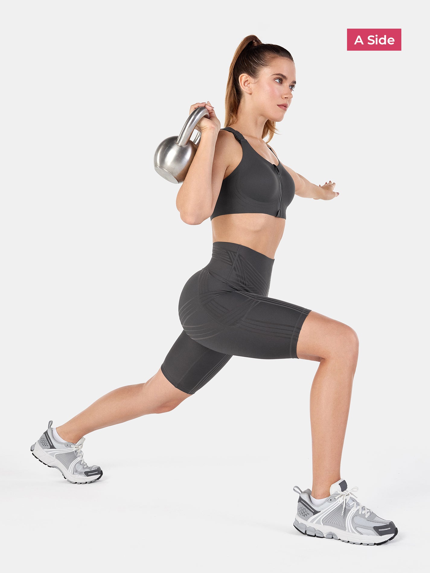 PowerBand Resistance 9" Biker Shorts (Reversible Wear)