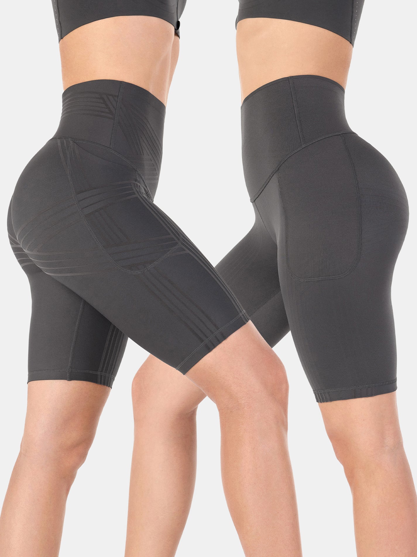PowerBand Resistance 9" Biker Shorts (Reversible Wear)