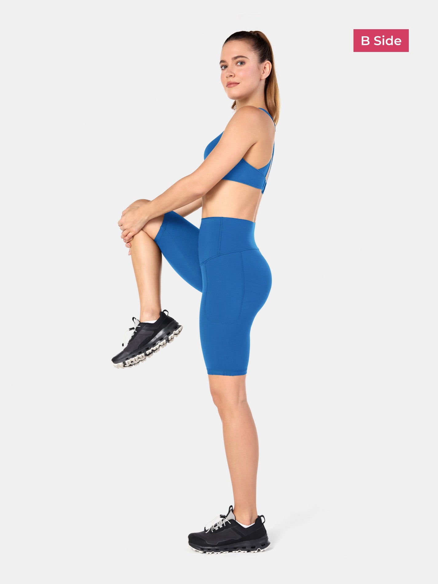 PowerBand Resistance 9" Biker Shorts (Reversible Wear)