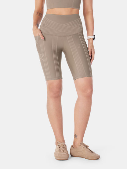 PowerBand Resistance 9" Biker Shorts (Reversible Wear)