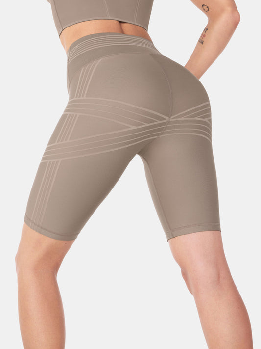 PowerBand Resistance 9" Biker Shorts (Reversible Wear)