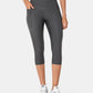 PowerBand Resistance Capri Leggings (Reversible Wear)