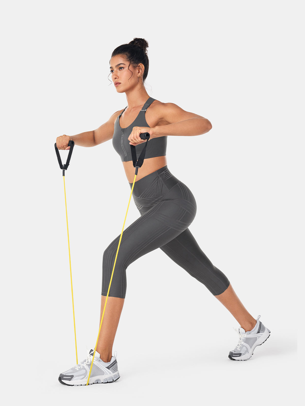 PowerBand Resistance Capri Leggings (Reversible Wear)