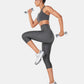 PowerBand Resistance Capri Leggings (Reversible Wear)
