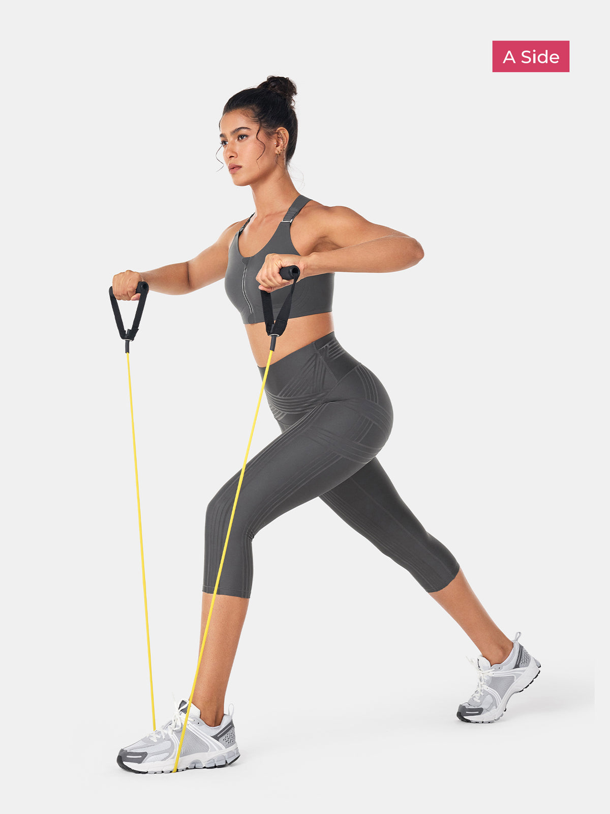 PowerBand Resistance Capri Leggings (Reversible Wear)