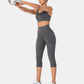 PowerBand Resistance Capri Leggings (Reversible Wear)