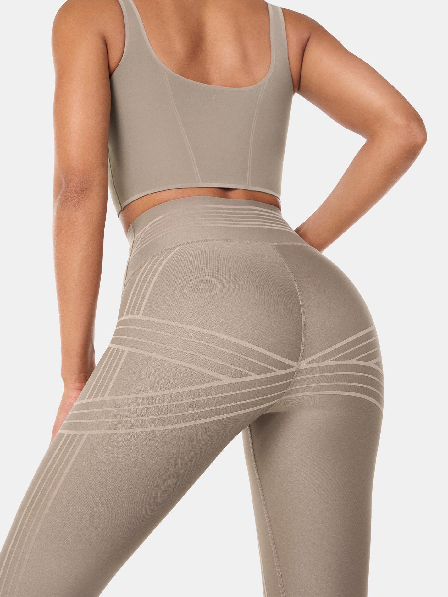 PowerBand Resistance Capri Leggings (Reversible Wear)
