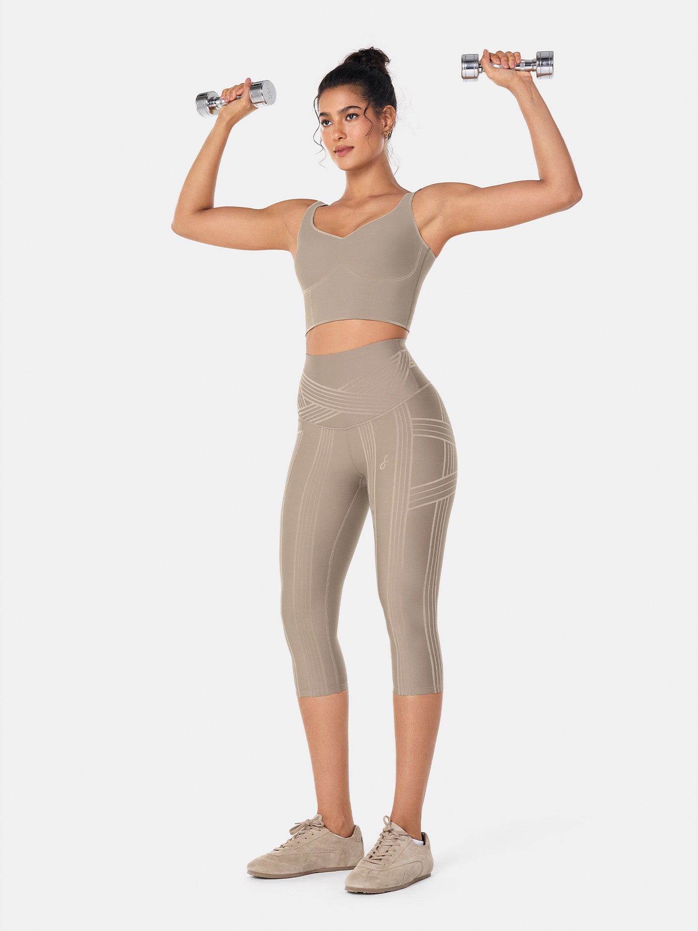 PowerBand Resistance Capri Leggings (Reversible Wear)