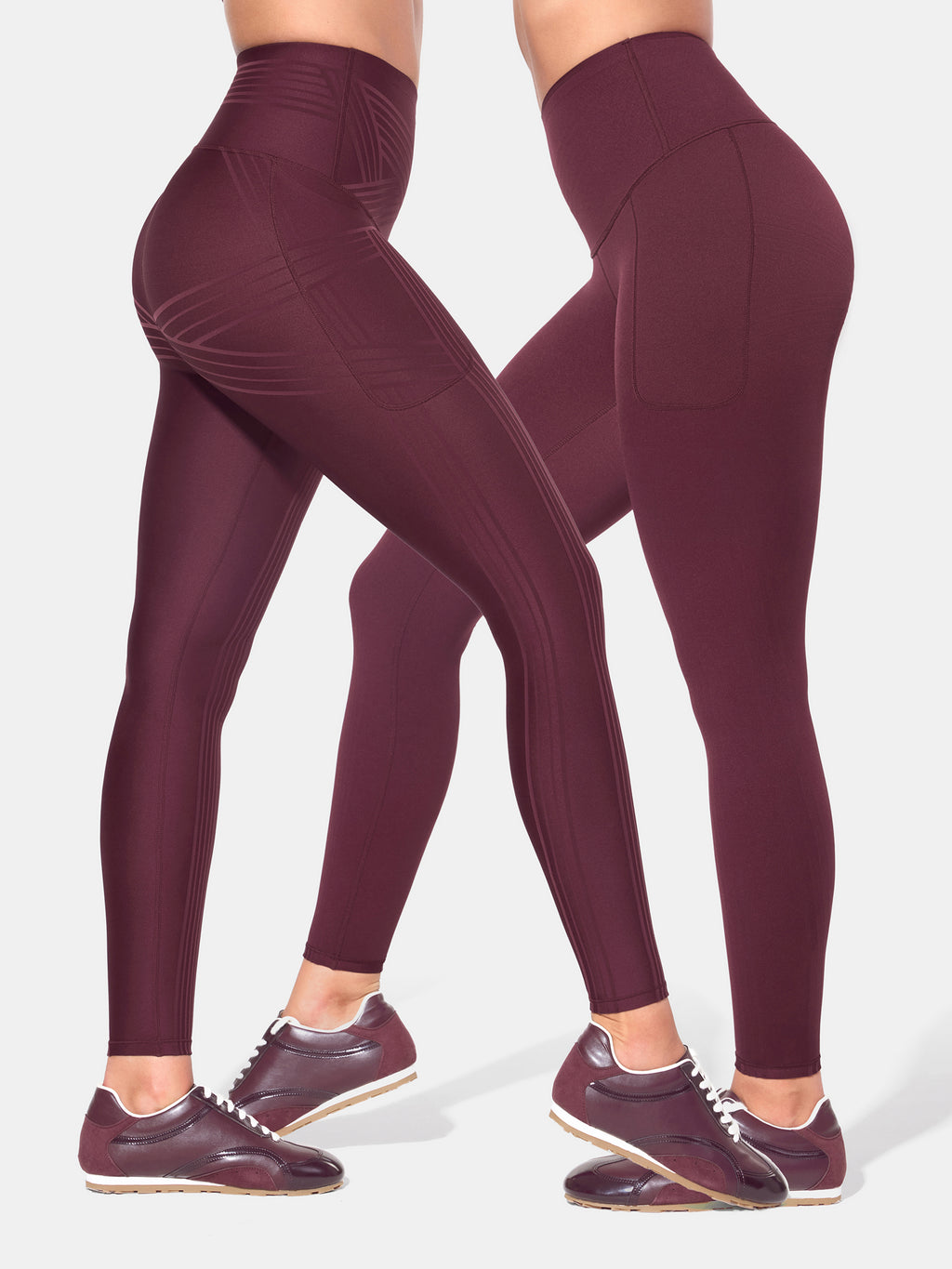 PowerBand Resistance Leggings (Reversible Wear)