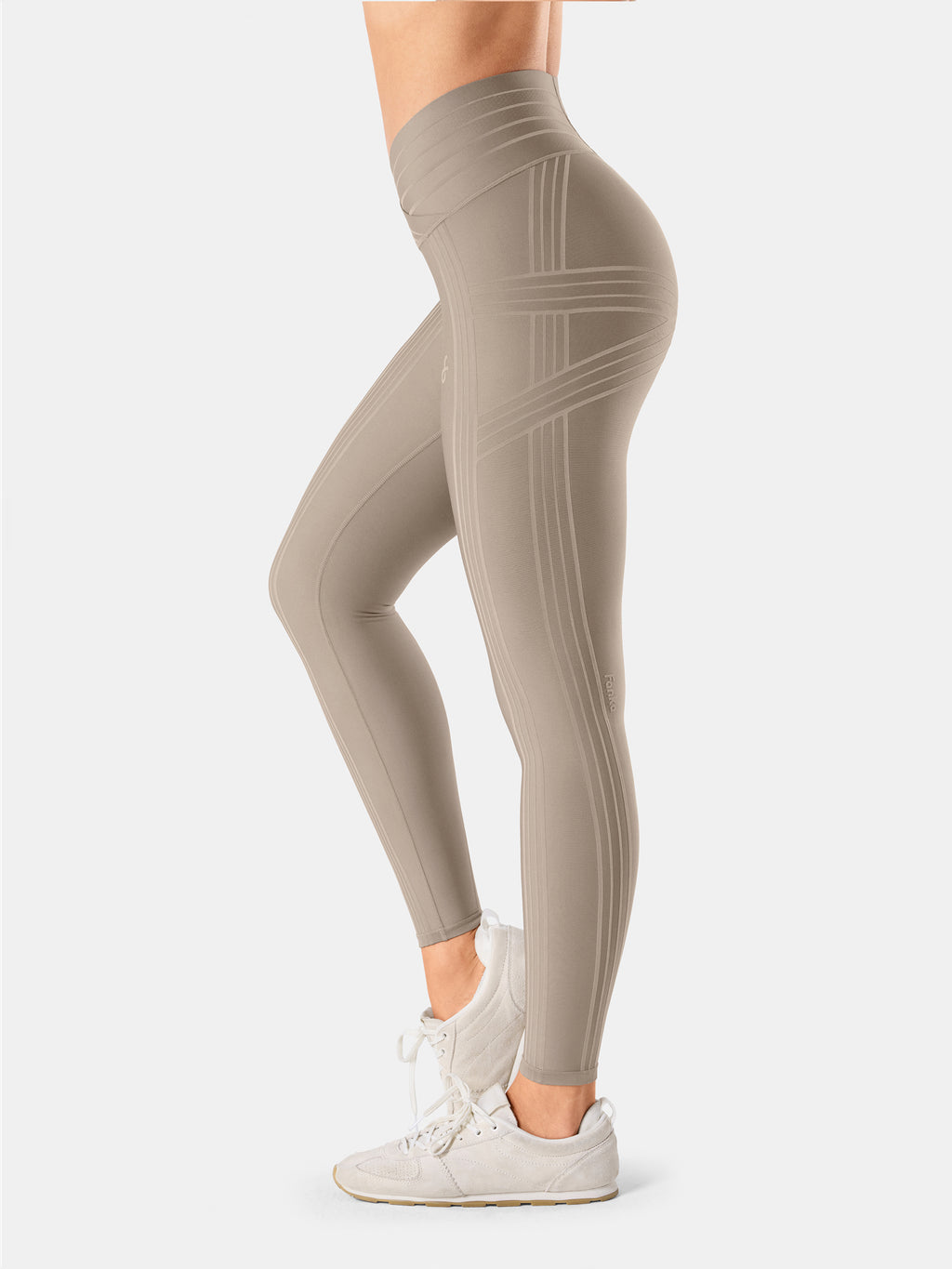 PowerBand Resistance V-Waist Leggings (Reversible Wear)