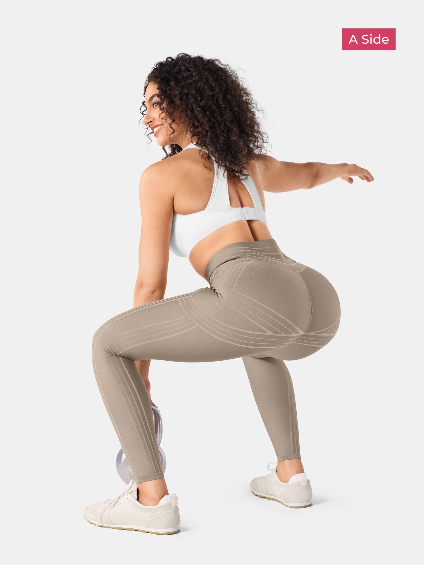 PowerBand Resistance V-Waist Leggings (Reversible Wear)