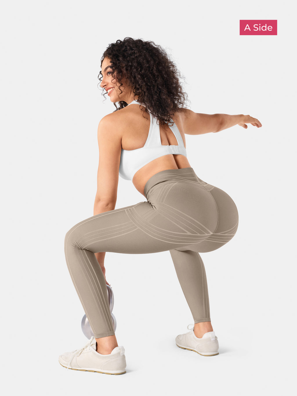 PowerBand Resistance V-Waist Leggings (Reversible Wear)
