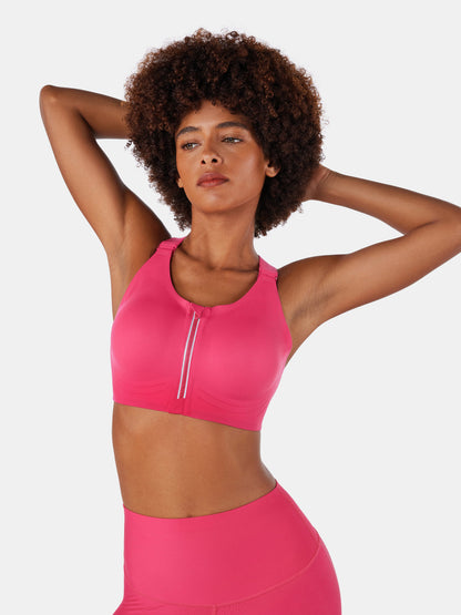 SpeedDry™ Front Zip Sports Bra