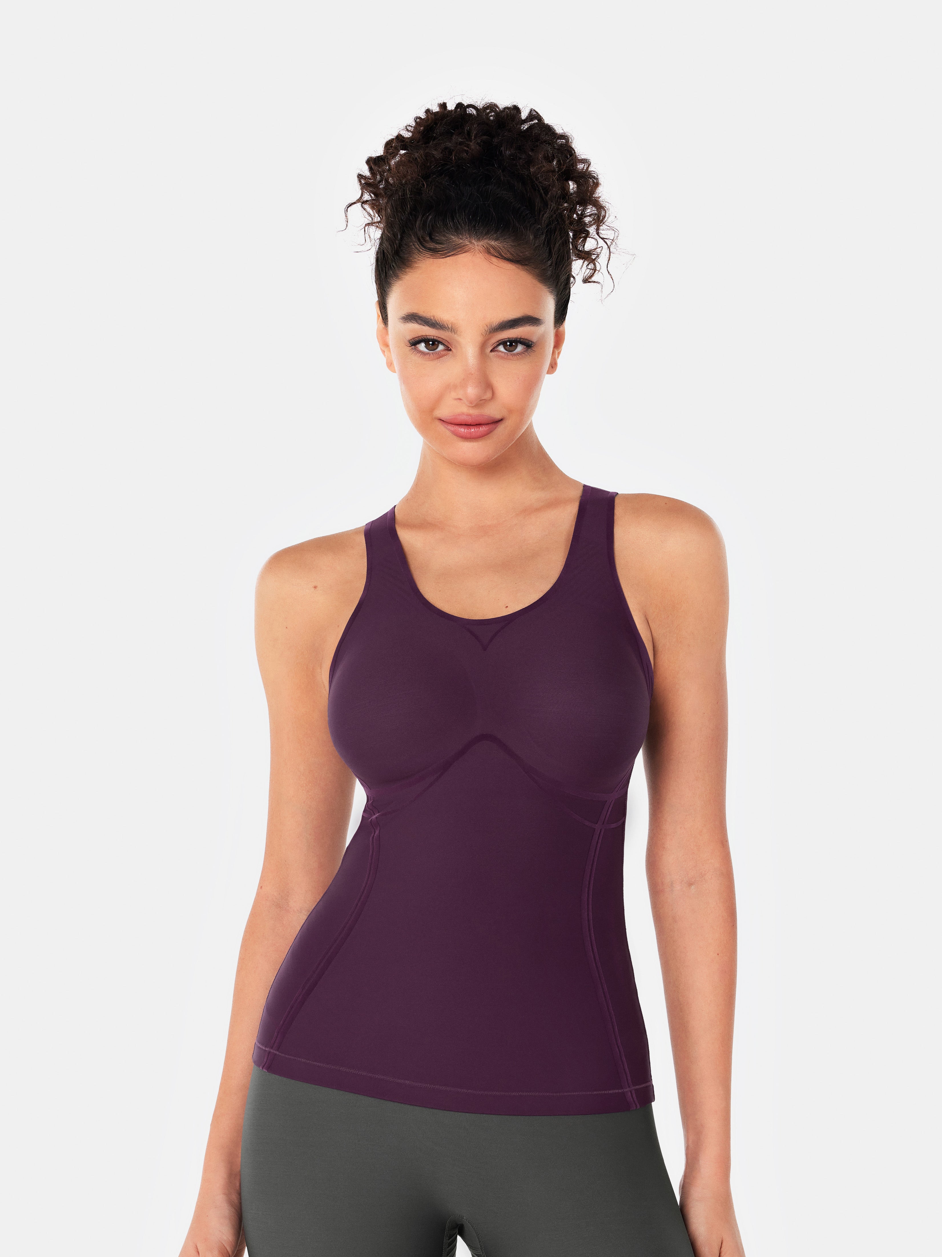 Body Sculpt Long Bra Tank, A-D Cups