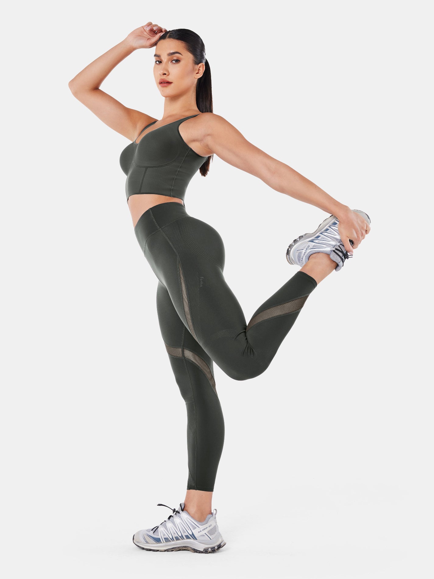 Body Sculpt Bra Tank Dark Gray