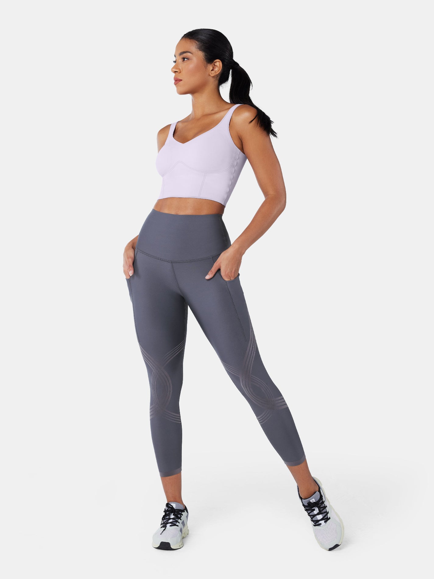 Body Sculpt Side Pocket 7/8 Leggings Moonlight