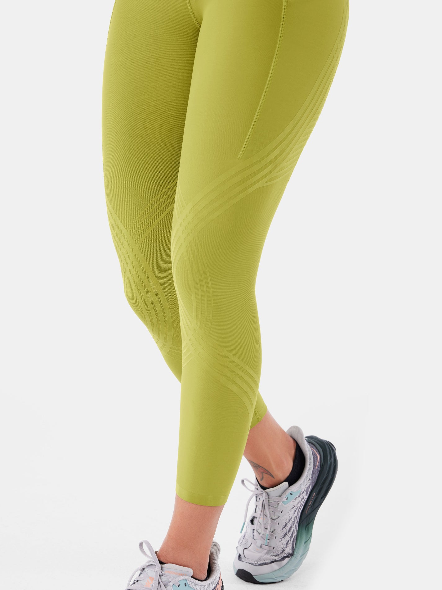 Body Sculpt Side Pocket 7/8 Leggings Lime