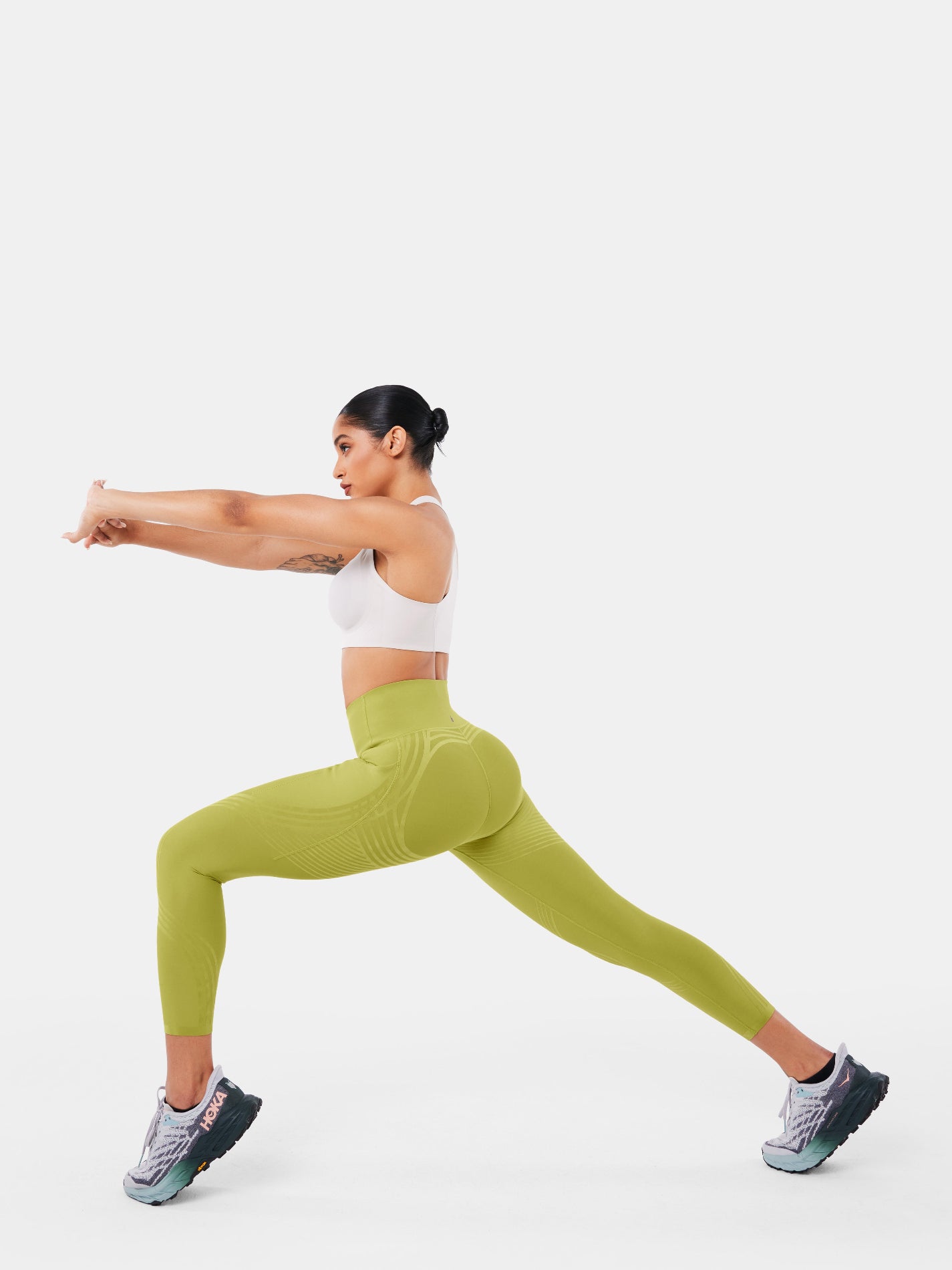 Body Sculpt Side Pocket 7/8 Leggings Lime